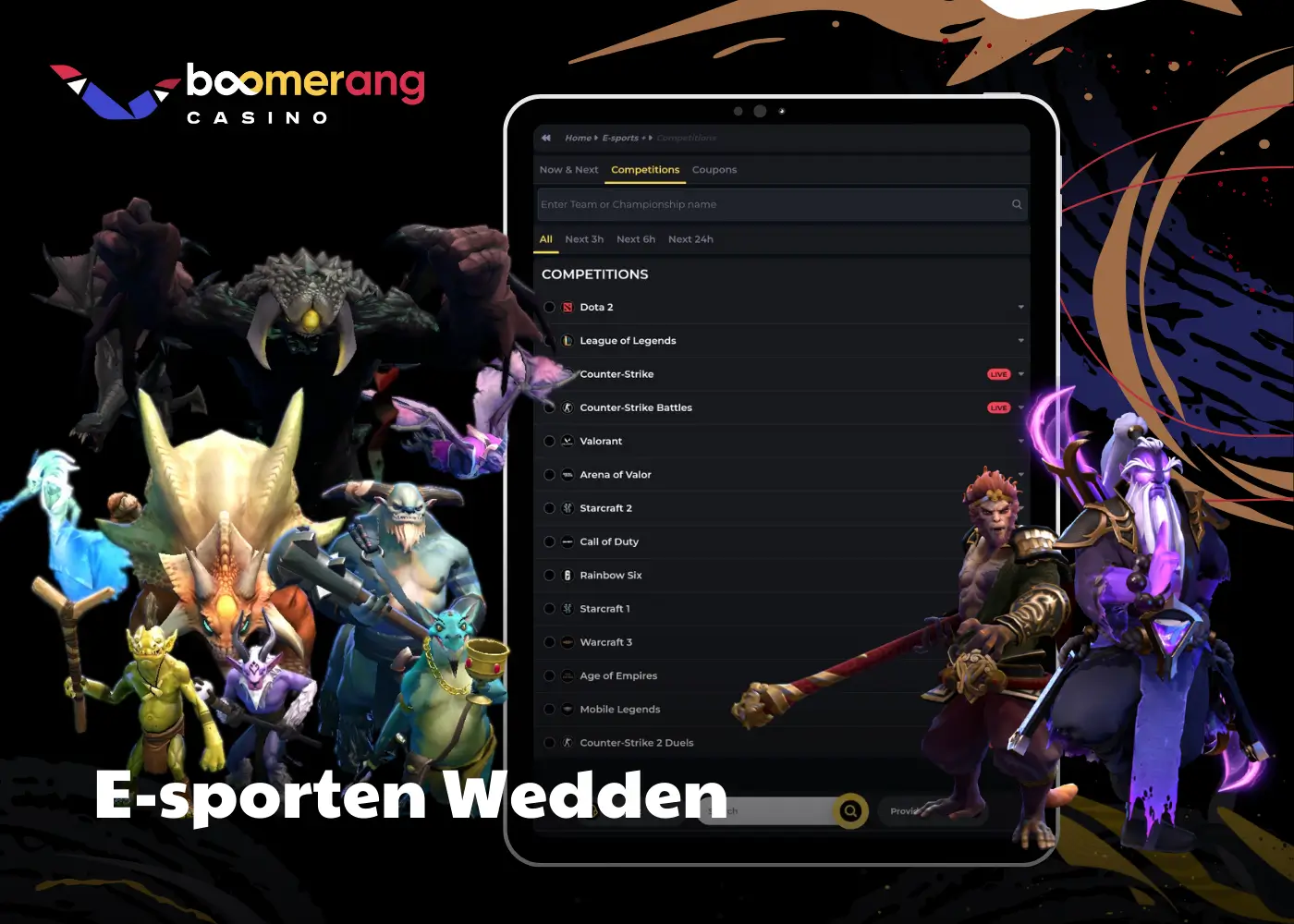 E-sporten Wedden