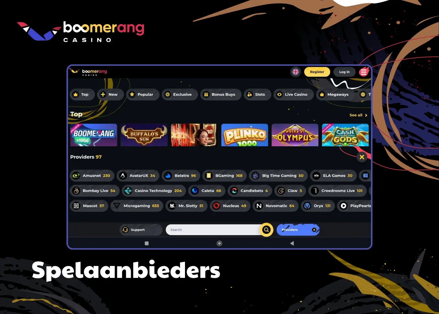 Spelaanbieders
